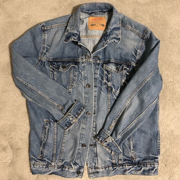 Oversized denim jacket - Picture 2 of 6